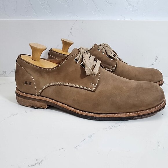BED STU Brown Suede Men\'s Reagan Derby Dress or Casual Shoes Size 11 main image 5